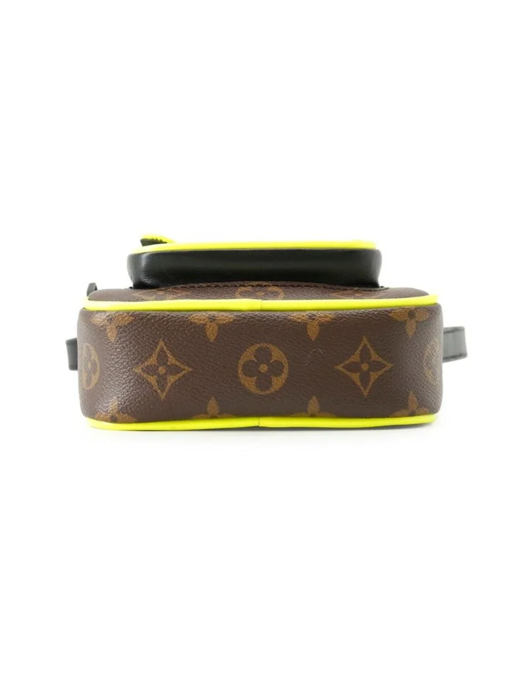 Louis Vuitton Shoulder Bag Monogram Macassar Christopher Wearable Wallet Black